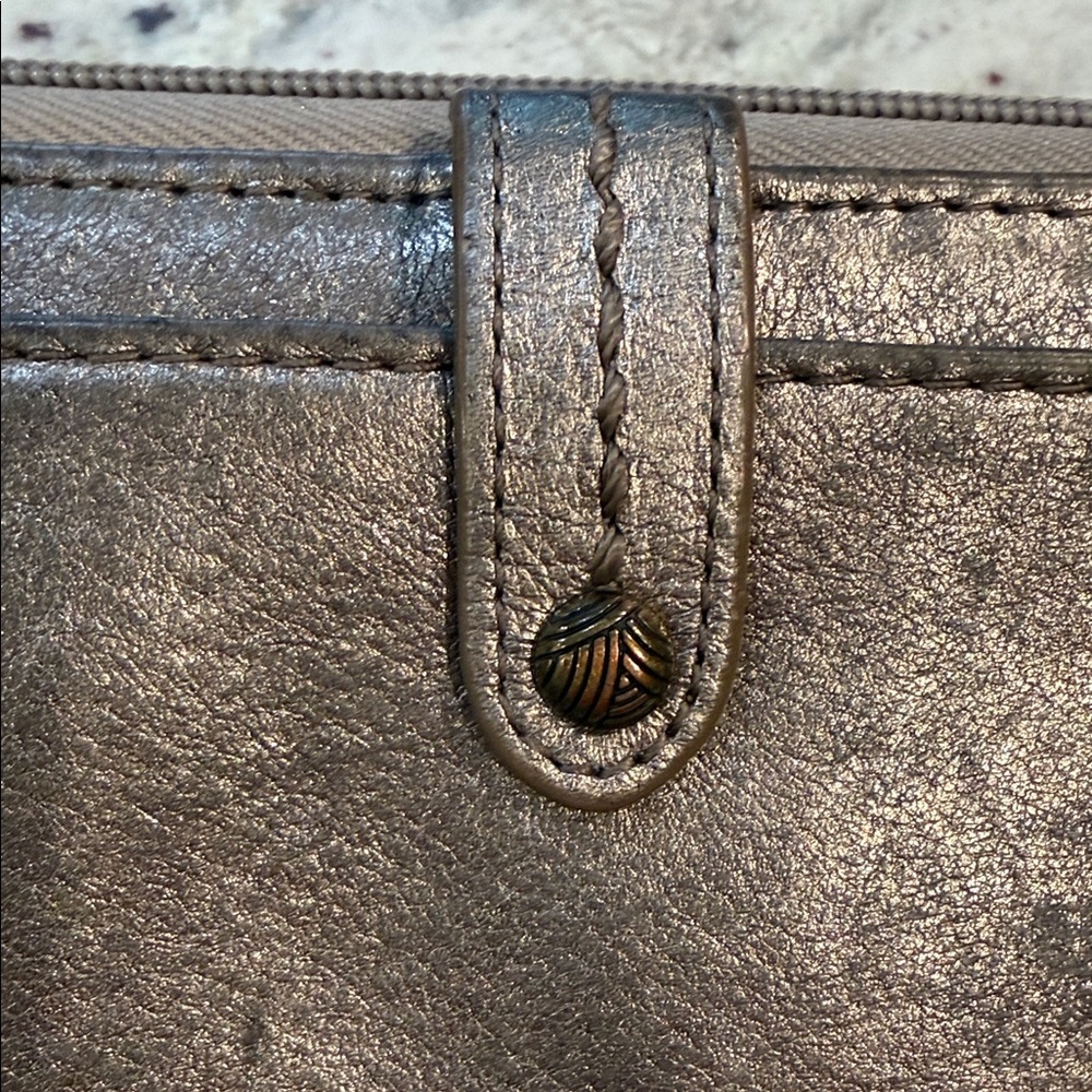 The Sak Metallic Silver Wristlet- NWOT - Picture 5 of 12